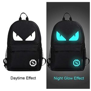 NEW! Kids Blue Eyes Night Glow Backpack